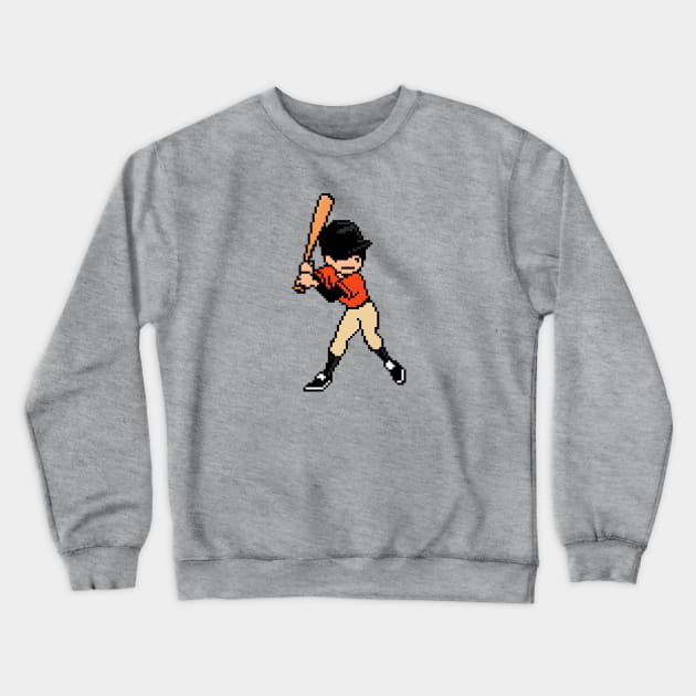 8-Bit Batter - San Francisco Crewneck Sweatshirt by The Pixel League